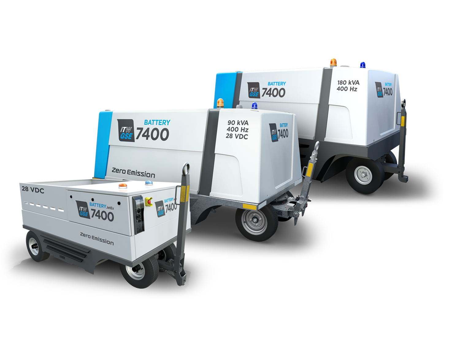 ITW GSE 7400 eGPU zero emission Ground power unit offered by Patlon in Canada