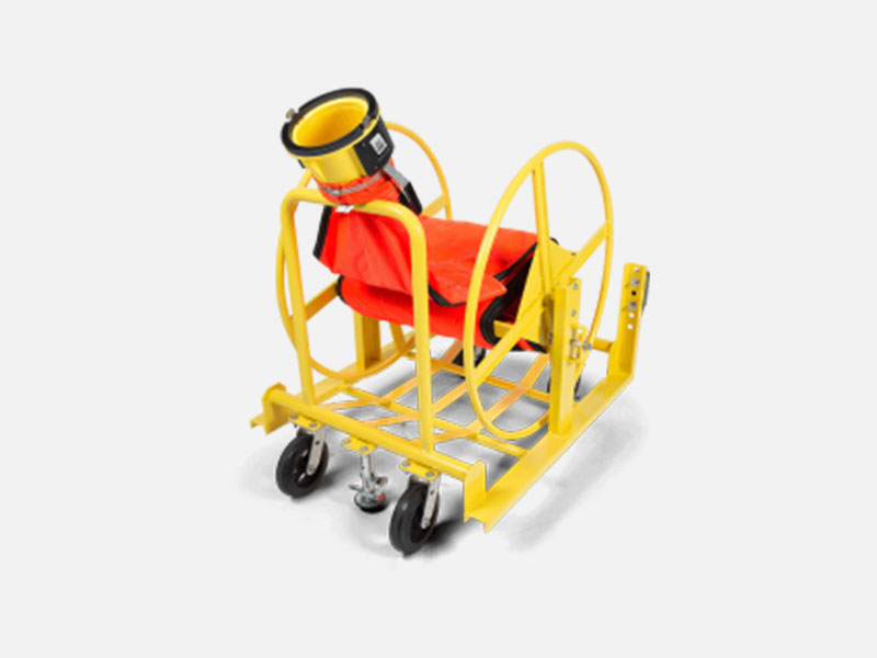 ITW GSE Flat Duct Reel Cart. Hose ducting & connectors offered by Patlon in Canada