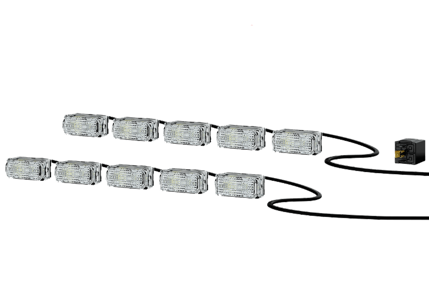 LEDay Flex II LED daytime running and position lamps set from Hella offered by Patlon