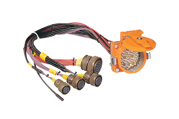 Mixed Power & Communication Harness. Electrical solutions by LPA. Rail power products offered by Patlon