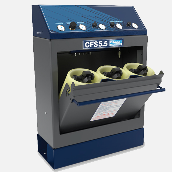 Bauer CFS 5.5 – 3S Containment fill stations for air and oxygen. Oxygen generation systems. Compressed Gas systems by Patlon.