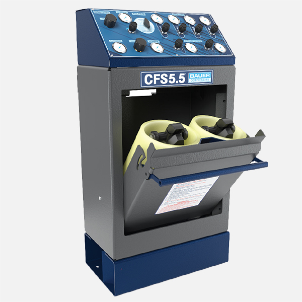 Bauer CFS 5.5 – 2S/CSCD Containment fill stations for air and oxygen. Oxygen generation systems. Compressed Gas systems by Patlon.