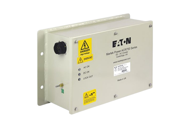 ACR Series (750W) DC-AC Inverters. Rail Power products by Eaton offered by Patlon in Canada.