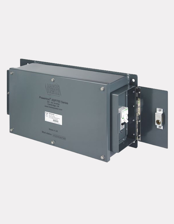 ASP Series (750W) DC-AC Inverters. Rail Power products by Eaton offered by Patlon in Canada.